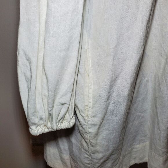 Free People Clover Pintuck Linen Blend Tunic Dress Size Medium - Picture 8 of 16